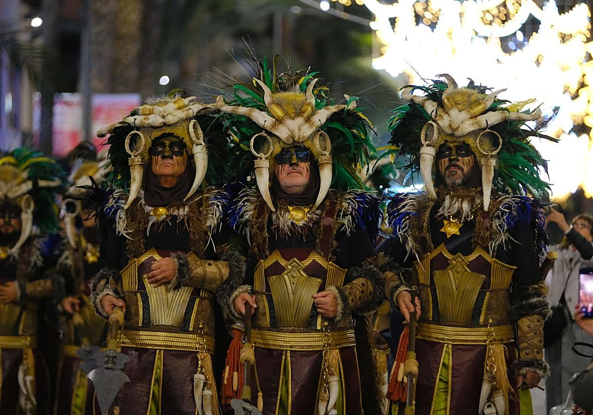 Entrada de Moros y Cristianos de Alicante, celebrada este sábado.