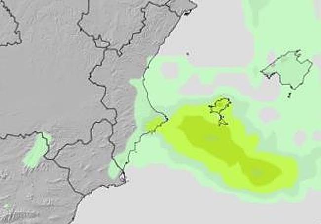 AEMET LLUVIA ALICANTE | La Aemet avisa de un arco nuboso que dejará ...