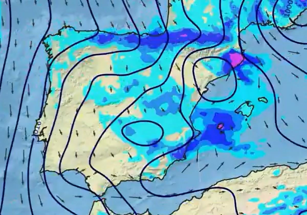 AEMET LLUVIA ALICANTE | La Aemet avisa de un arco nuboso que dejará ...