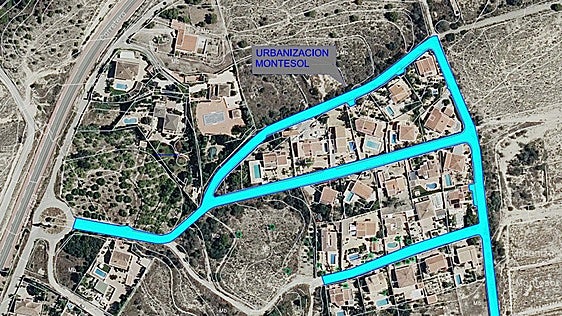 Villajoyosa destina 200.000 euros a renovar el firme y la señalización de la urbanización Montesol