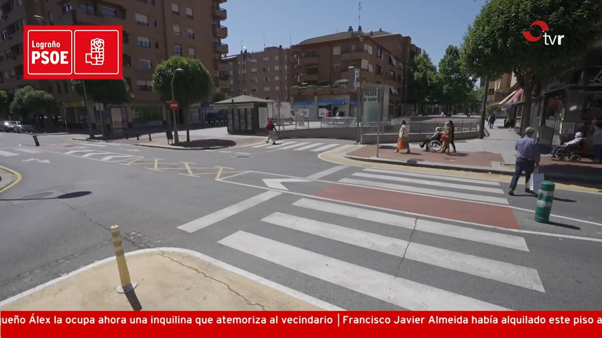 El Ayuntamiento de Logroño actuará en 22 pasos de peatones