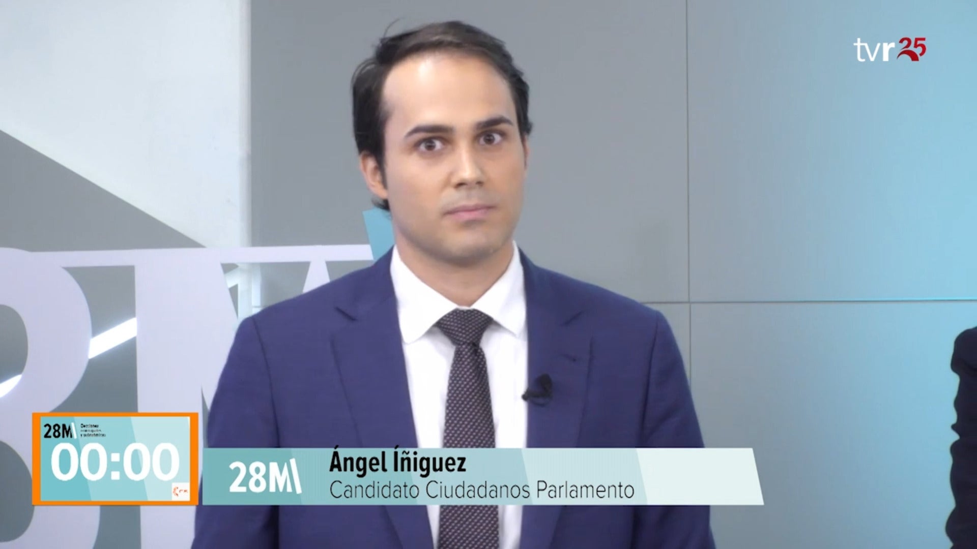 Ángel Íñiguez (Ciudadanos) pide el voto ‘moderado’ a los riojanos, frente a la extrema derecha y el ‘Sanchismo’ de Andreu